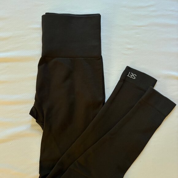 SET Active Sculptflex Leggings in Espresso Brown - Picture 2 of 2